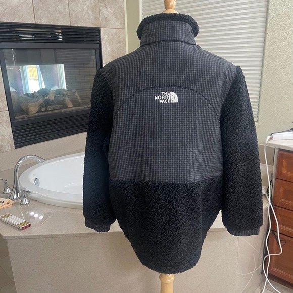 Womens North Face LARGE Denali Heavy Fleece Full Zip Jacket Alfie Kungu TNF55 - Picture 6 of 14